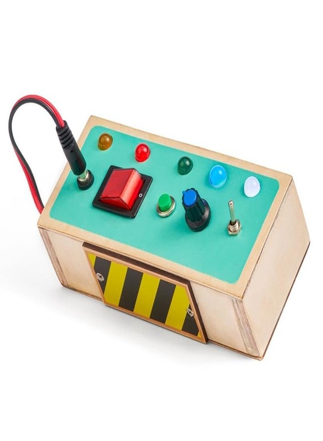 Curious Cub Montessori Busy Board | Switch Board Toy for Toddlers & Kids 1-6 Yrs | Wooden Sensory & Educational Toy | Gifts for Children - Image 1